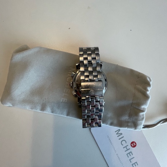 Michele Real Diamond UNISEX Sportsail Watch Black Face - Picture 4 of 10